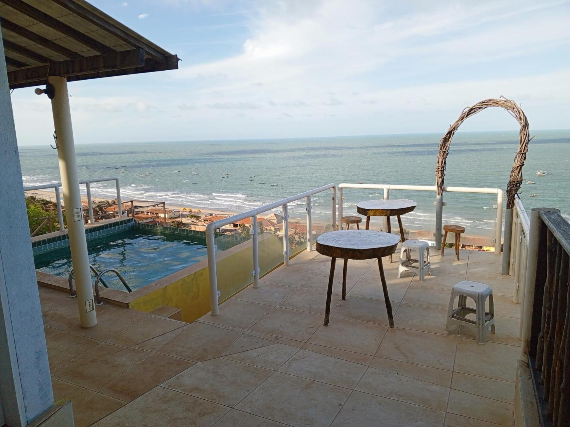 Chales Mirante Do Mar Hotel Redonda Bagian luar foto